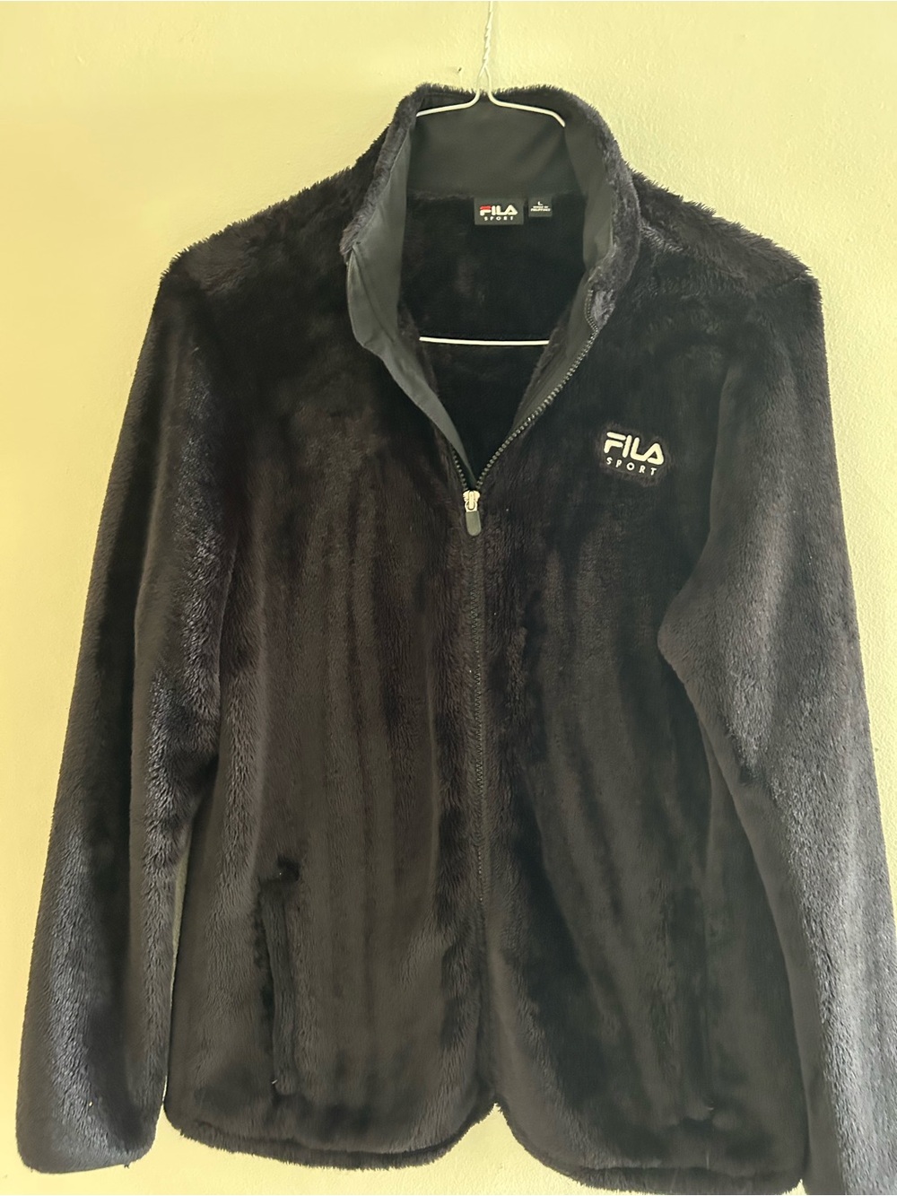 Ladies Fila faux fur jacket